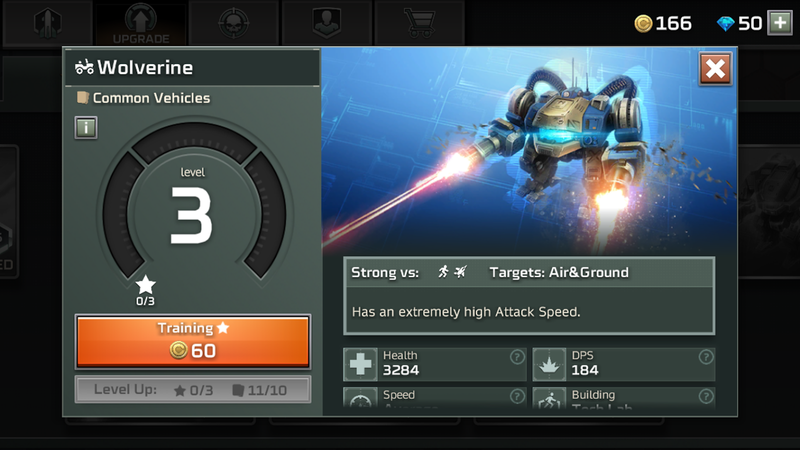 You can level up units using unit cards and gold you earn from chests and completing objectives.